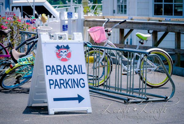 sign for parasailing 