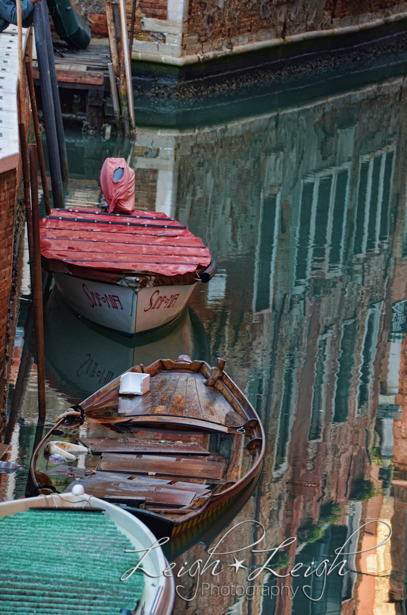 boats in Venice canal