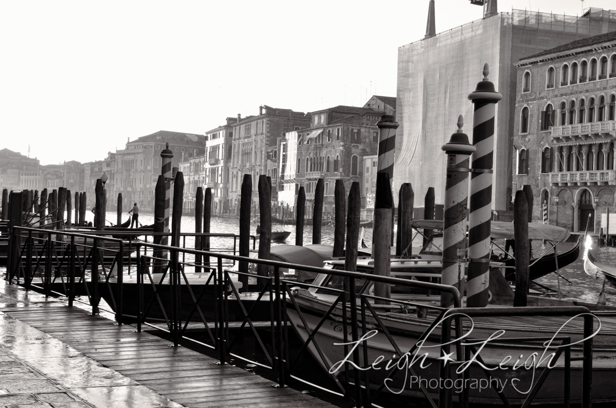 docked gondolas