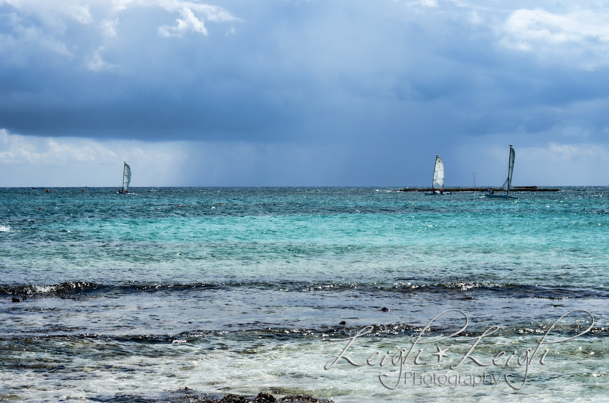 ocean and sailboats