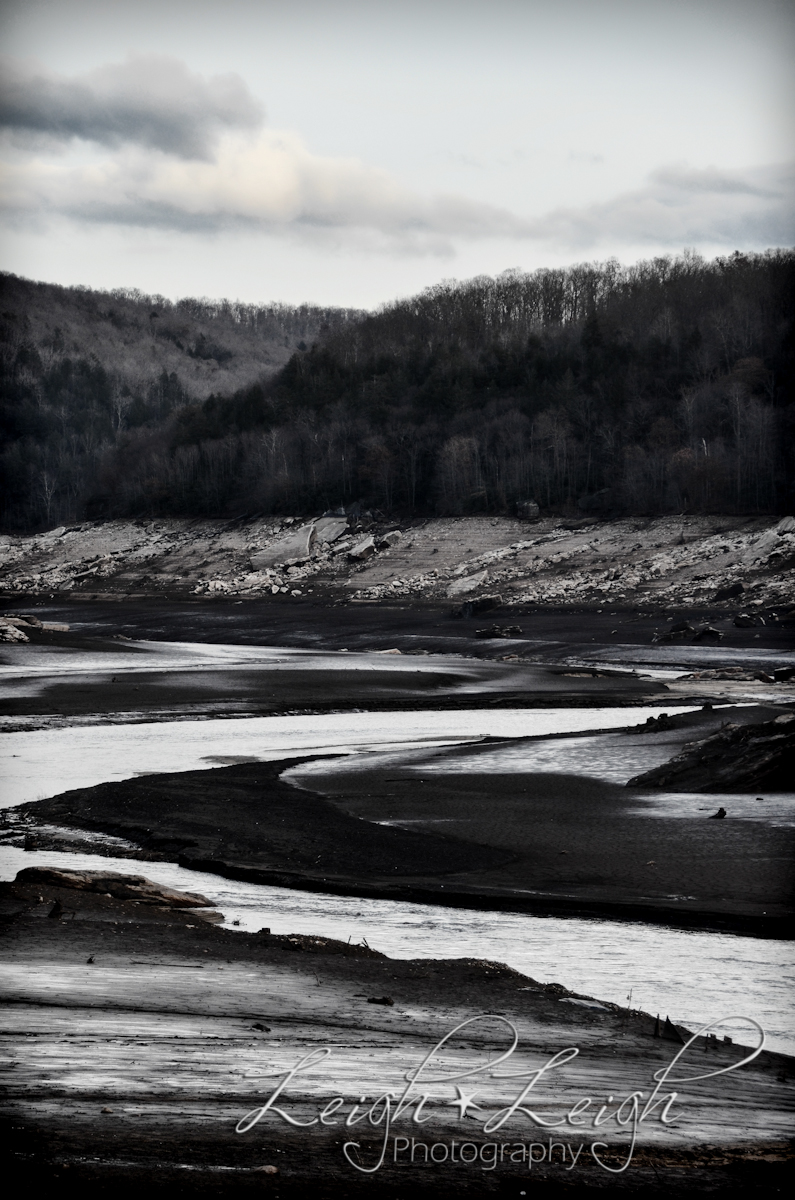 Summersville Lake Drained