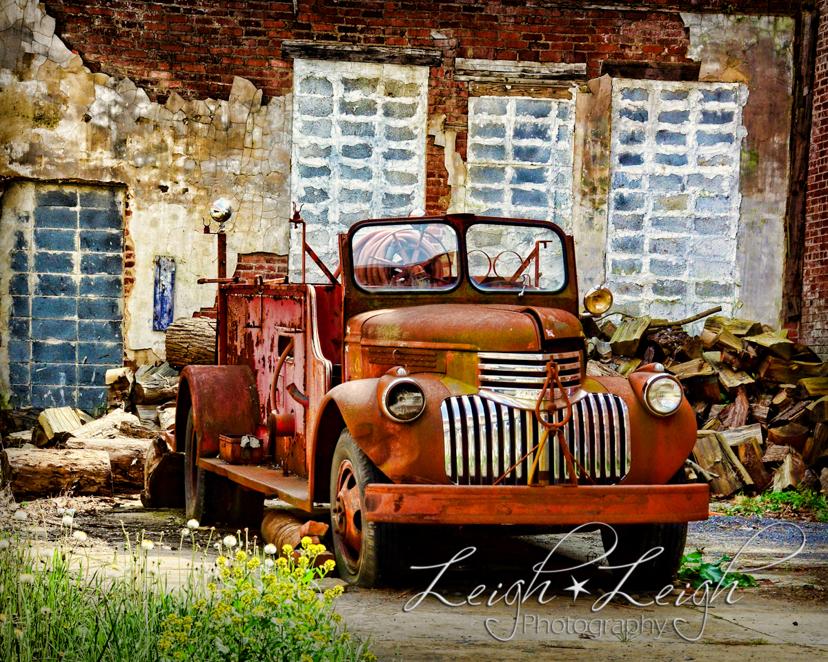 old fire truck