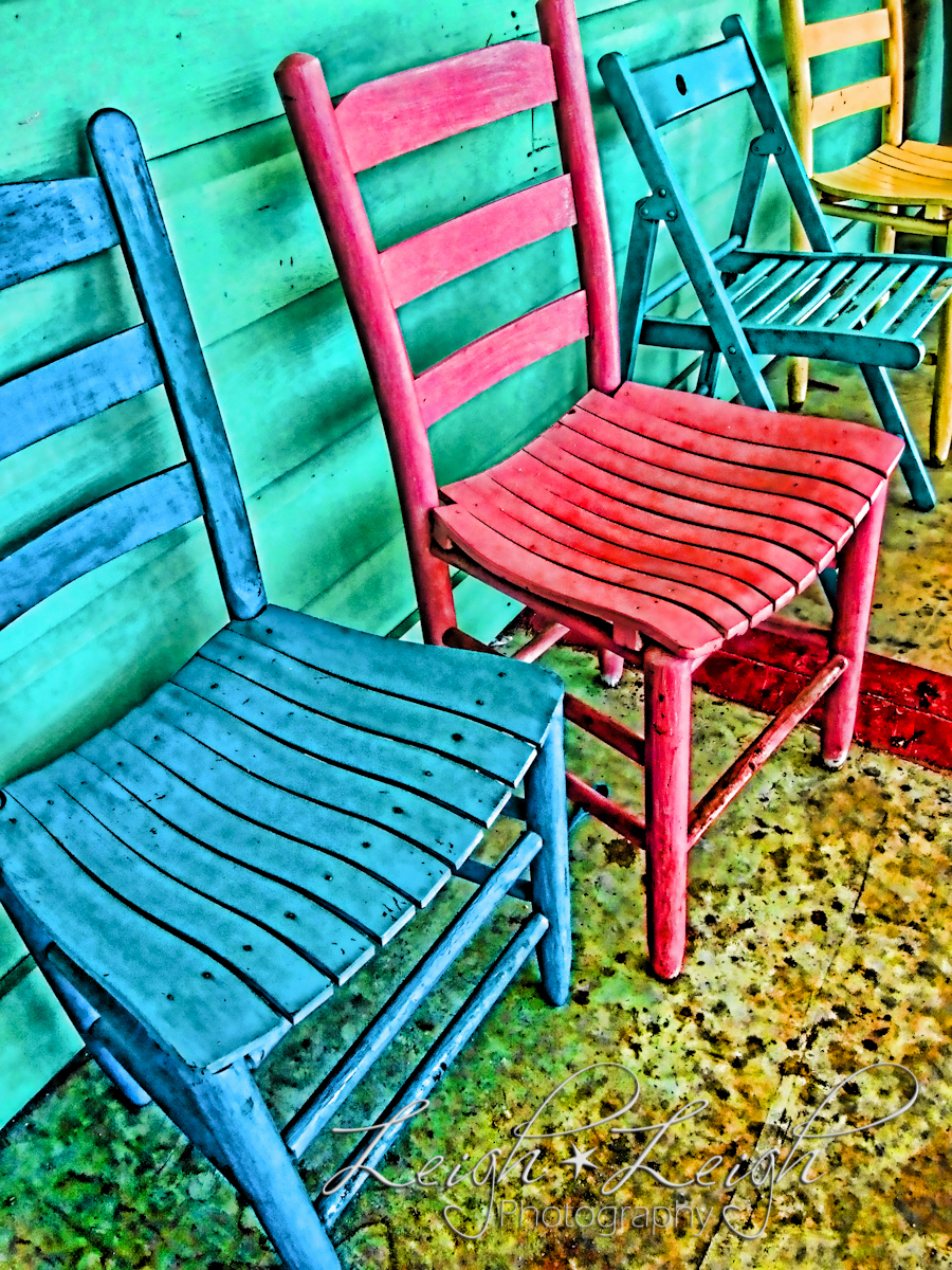 colorful chairs