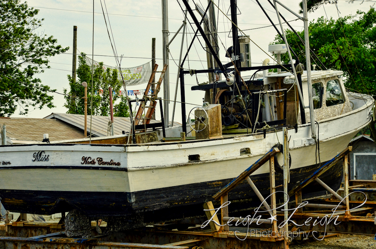 docked fishing boat