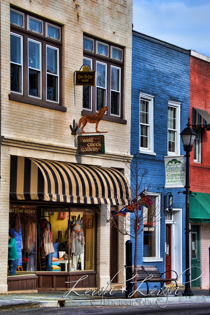 Lewisburg Main Street shops