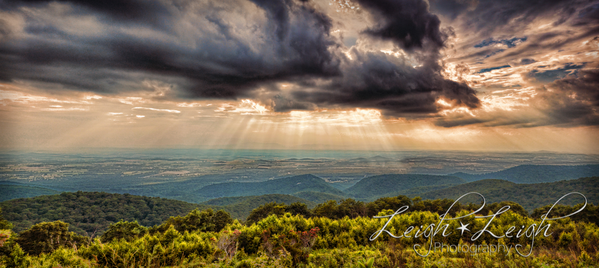 scenic view of mountain range