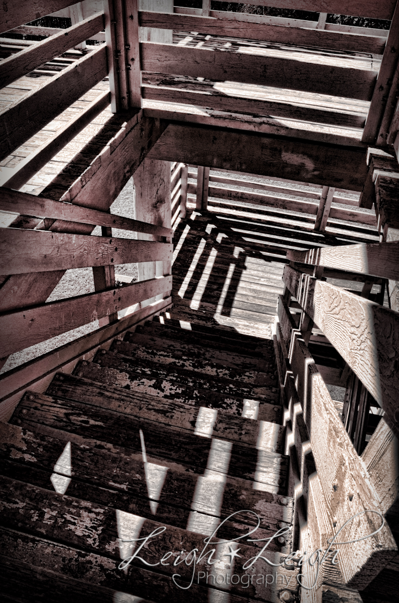 stairs of lookout tower