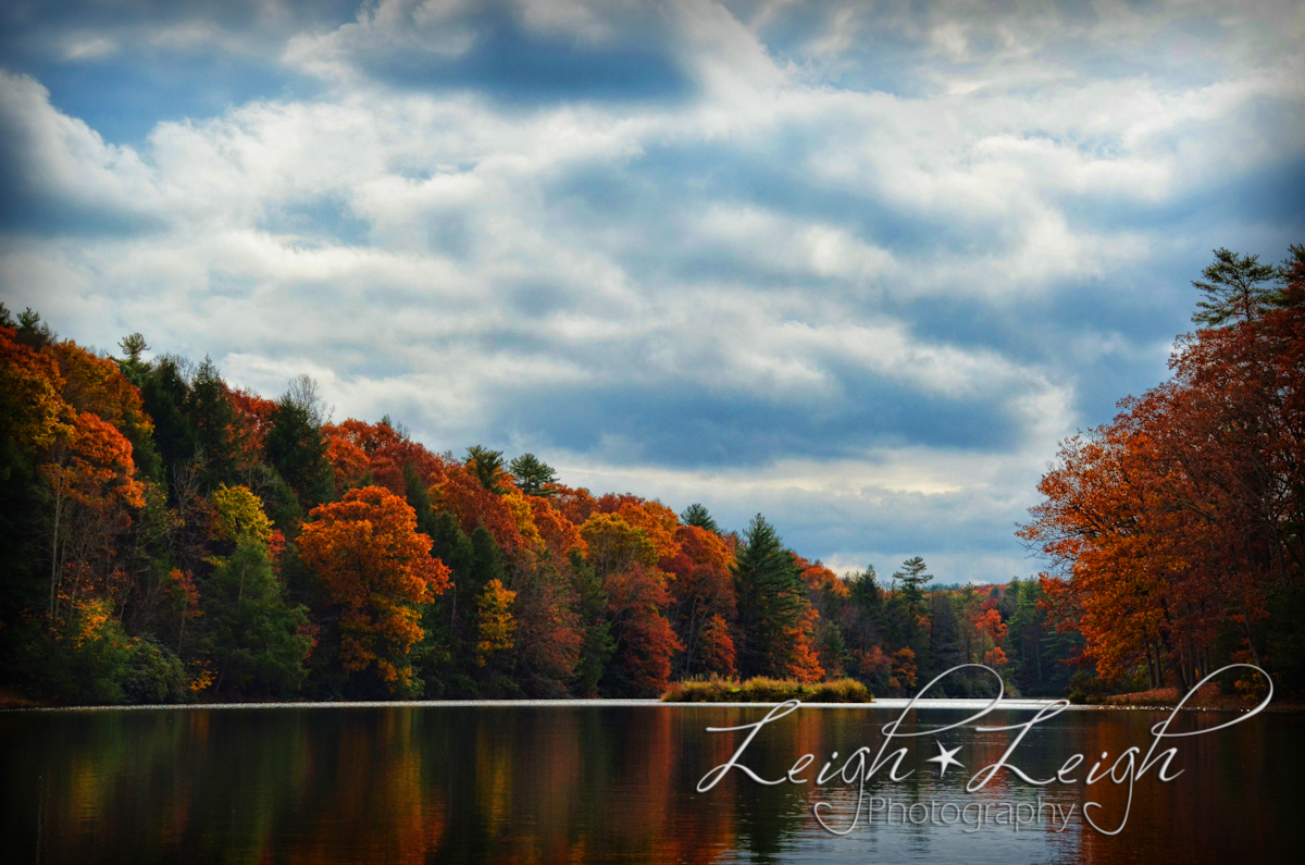 Little Beaver Lake in autumn