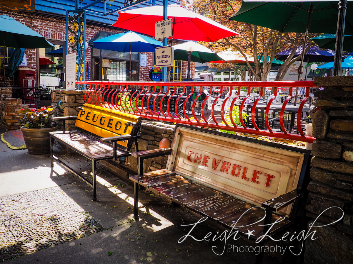 benches made of old tailgates