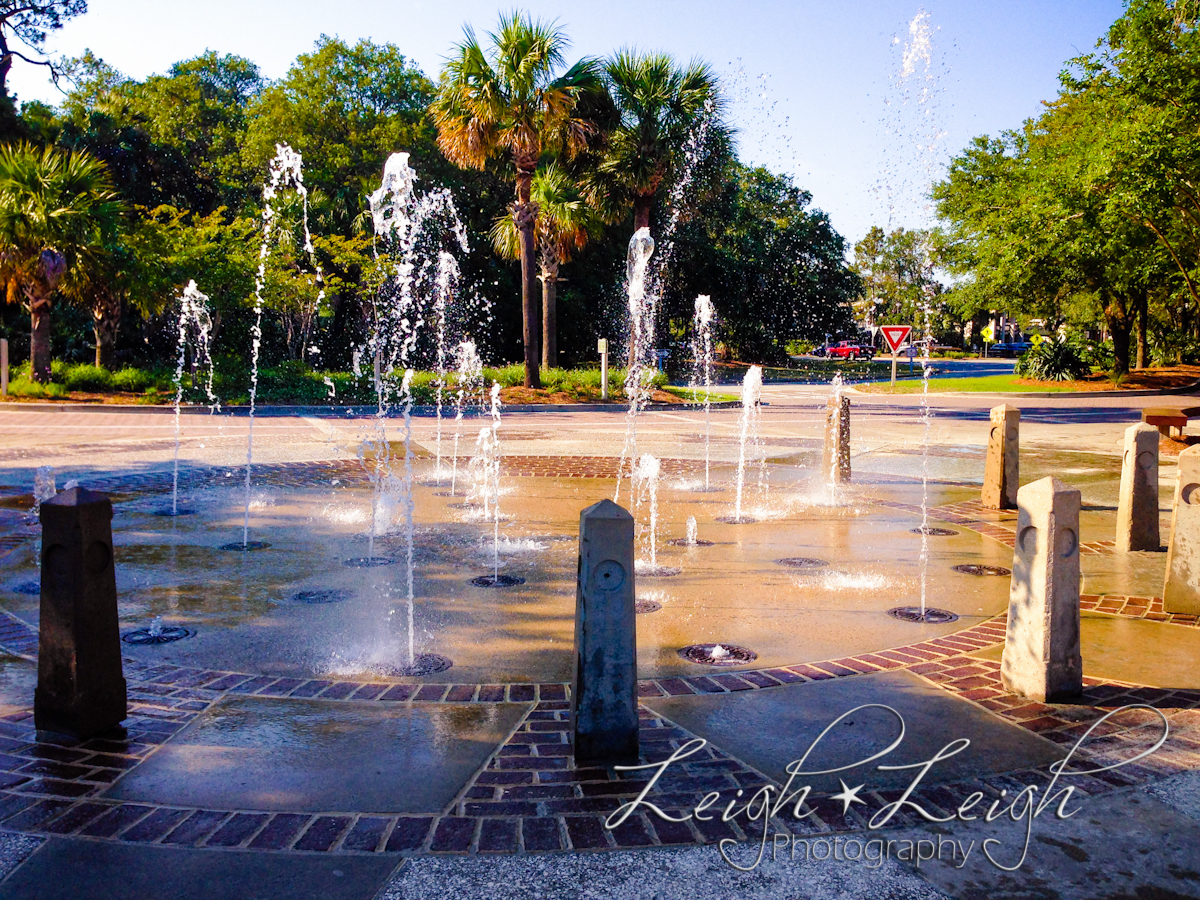 fountain in park