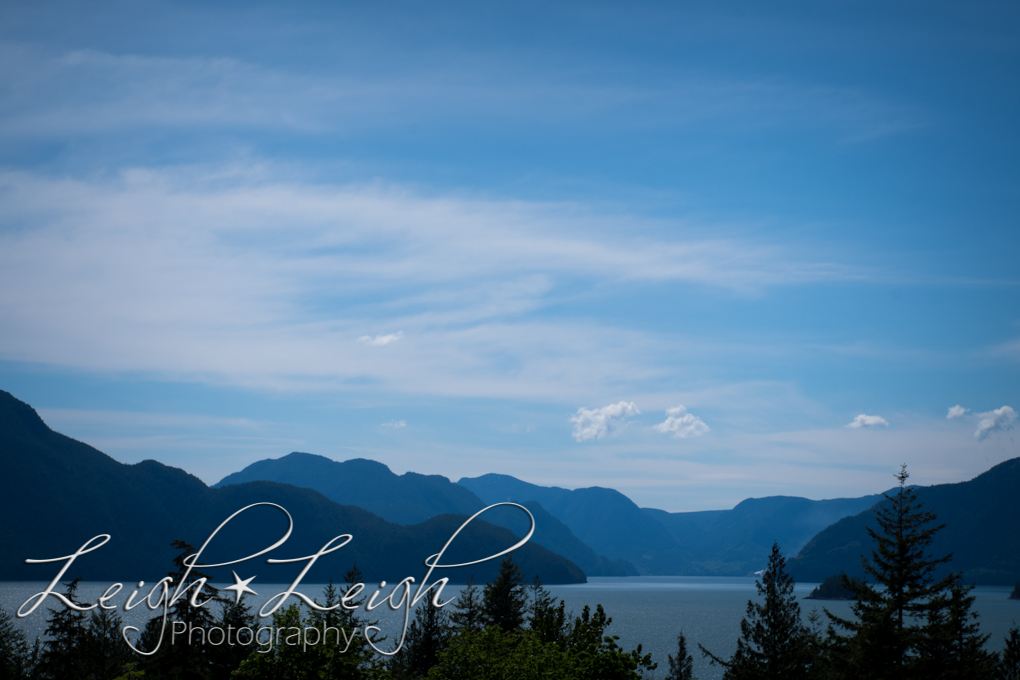 sea and mountains in Canada