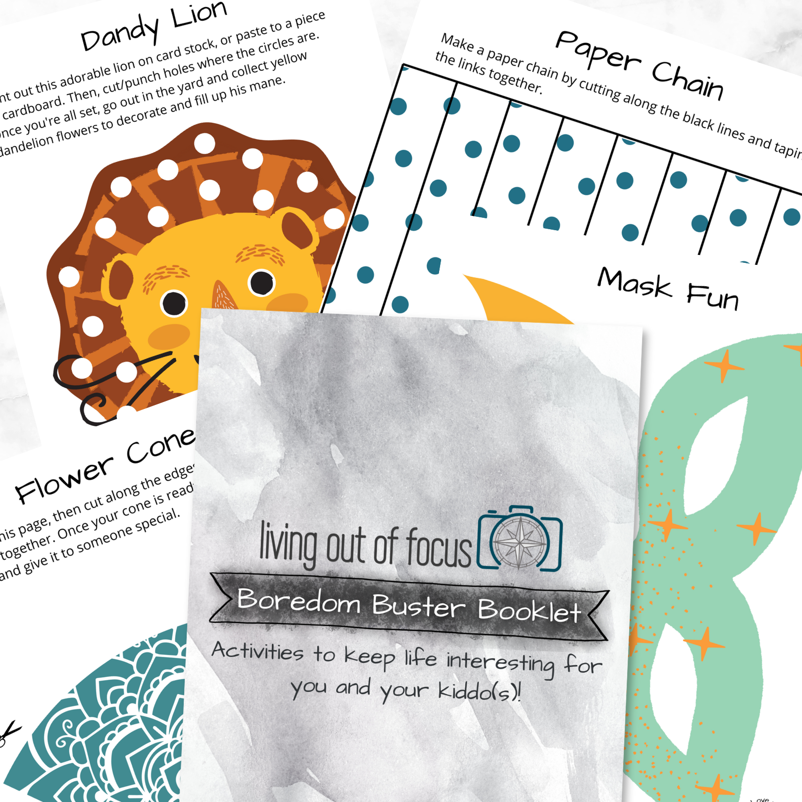 graphic for boredom buster booklet 