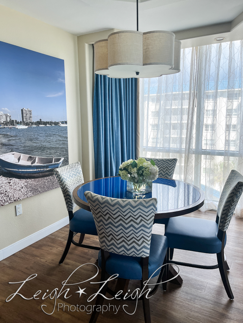 dinning area in suite