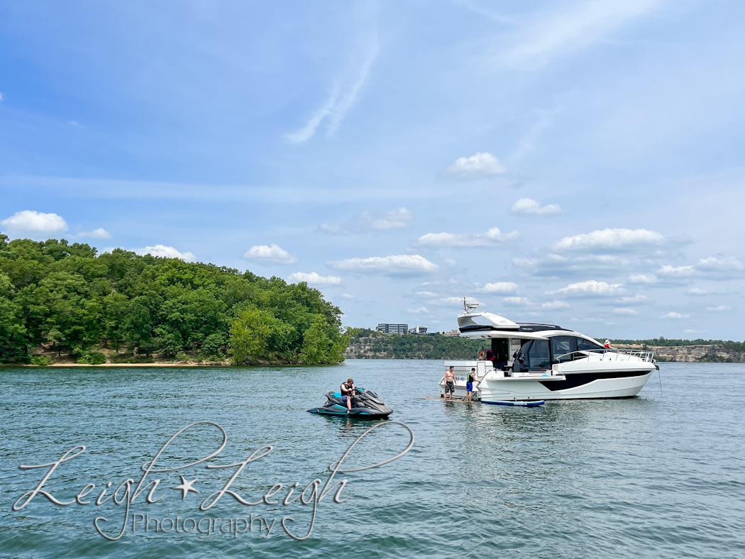 huge boat on lake 