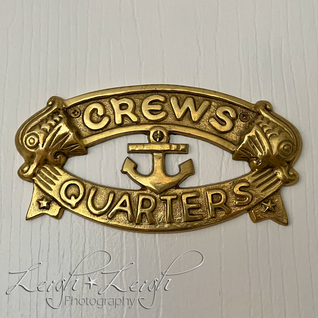 crew's quarters sign