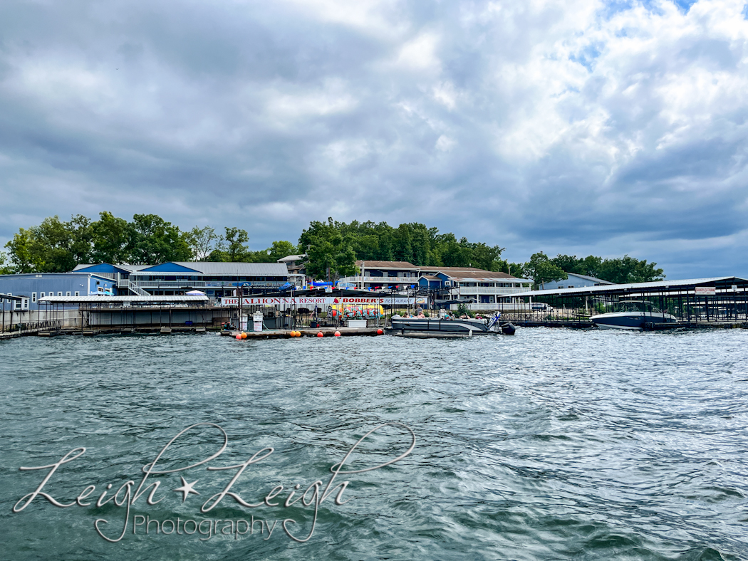 marina on lake