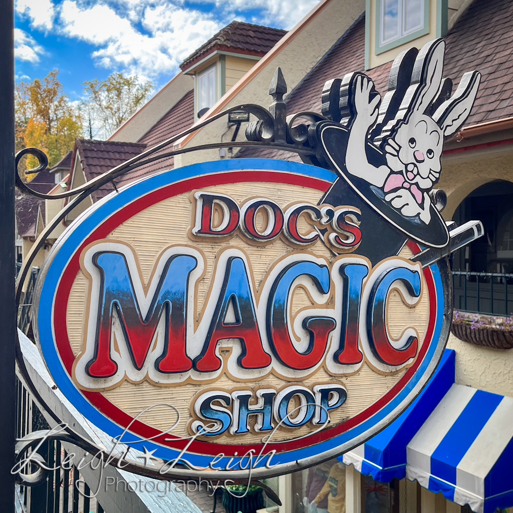 sign for doc's magic shop