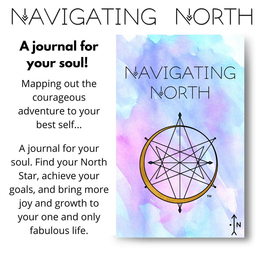 Navigating North Journal cover with blurb about benefits