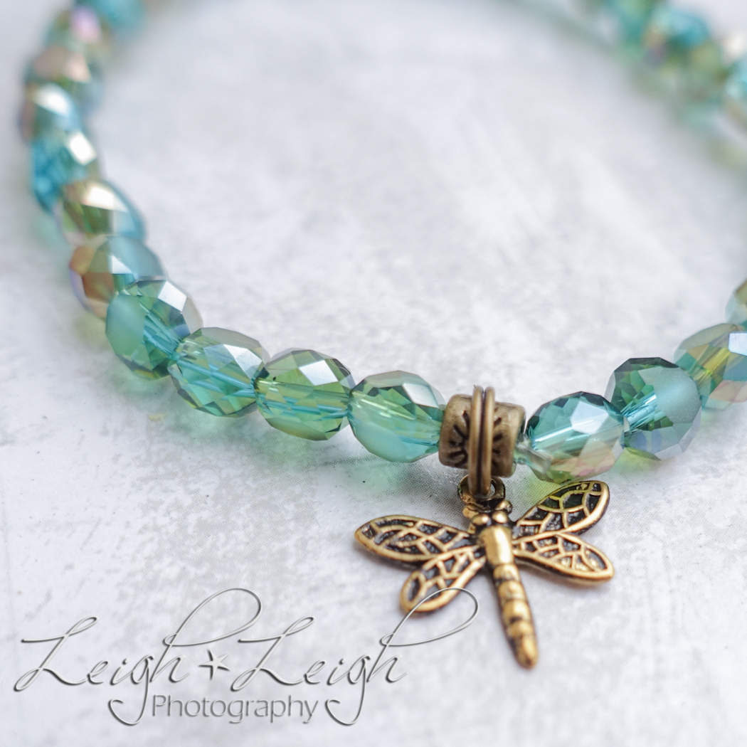 beaded dragonfly bracelet 