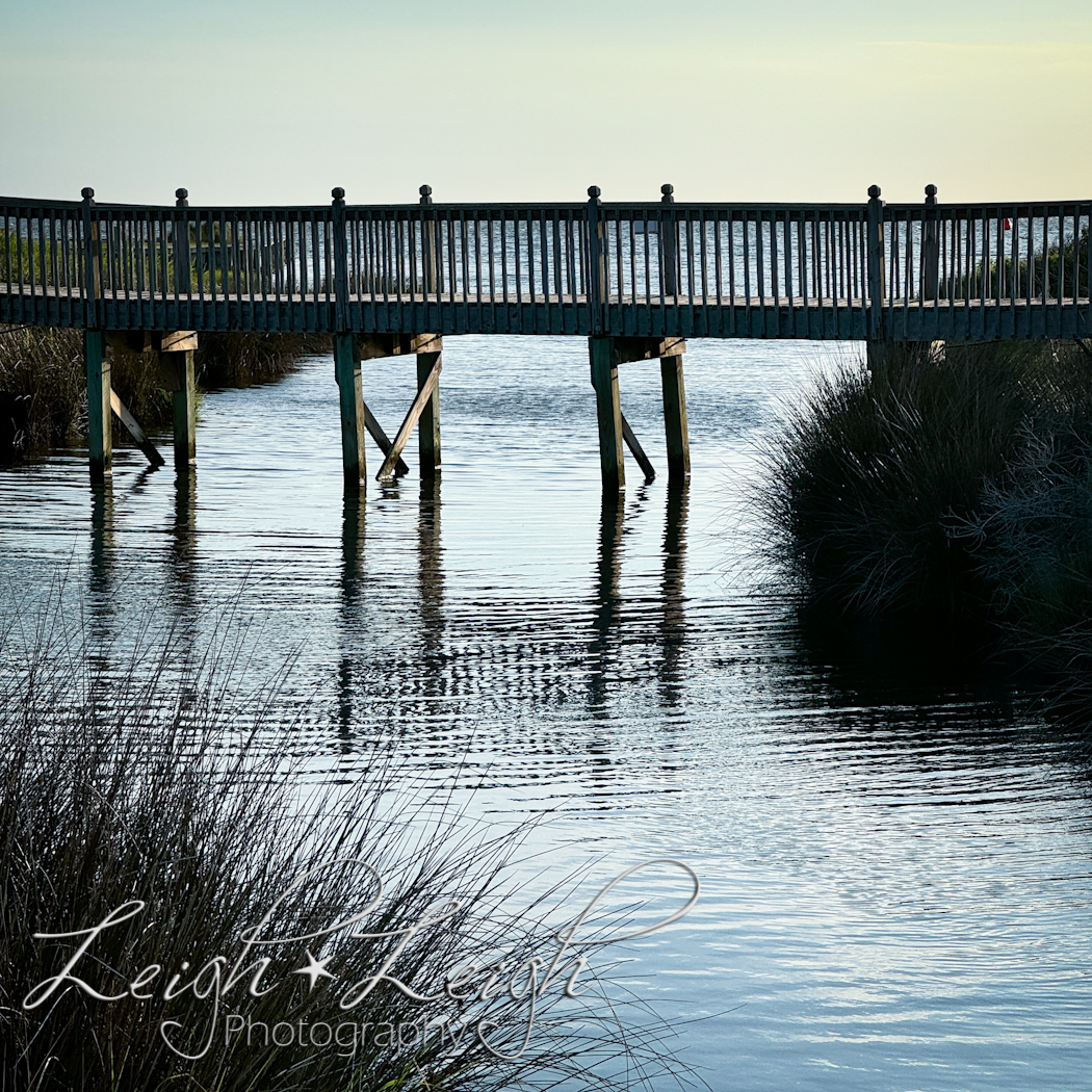 bridge over waterway to sound