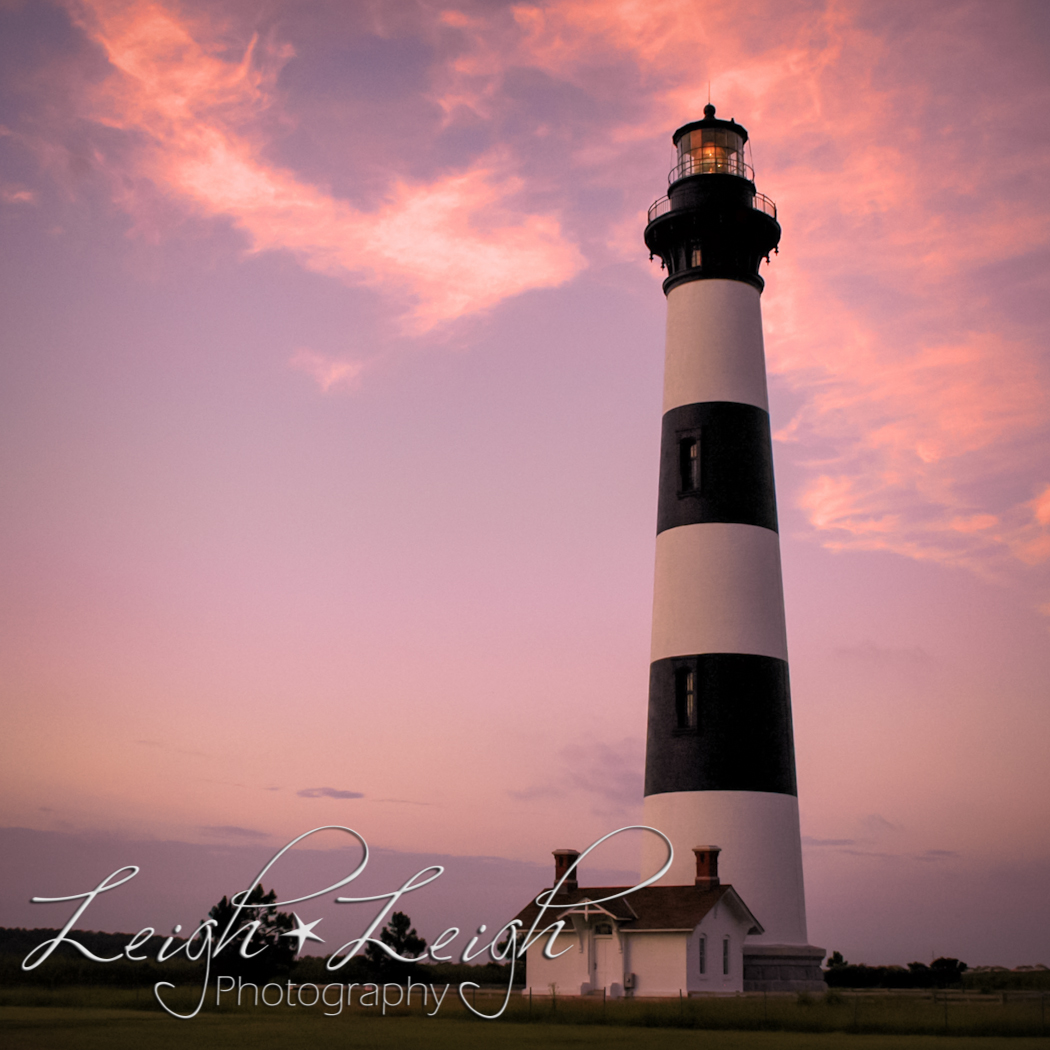 Bodie Lighthouse at sunset