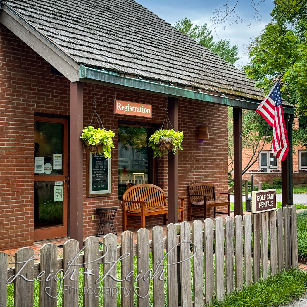 Registration building, New Harmony, IN