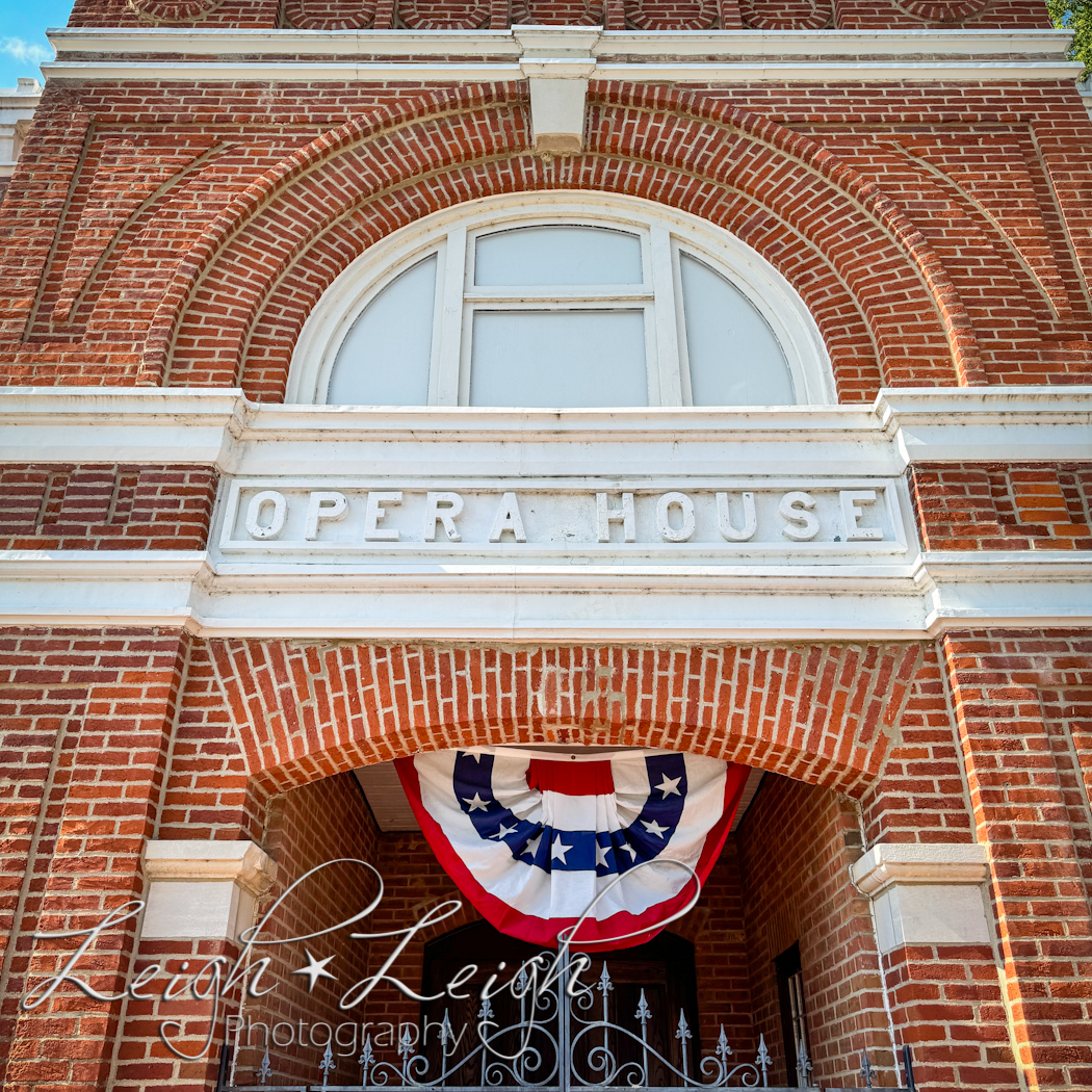 Opera House entrance, New Harmony, IN