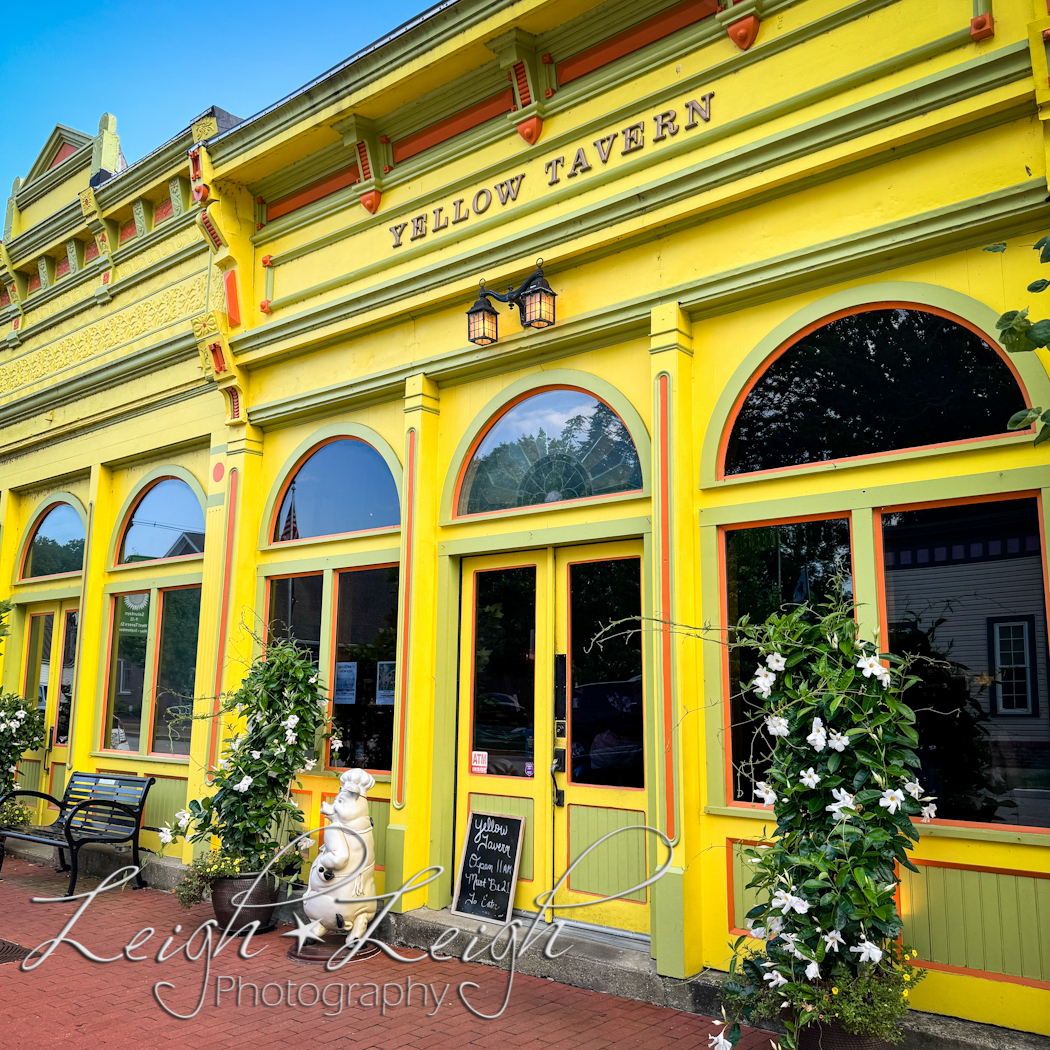 Store front of the Yellow Tavern, New Harmony, IN