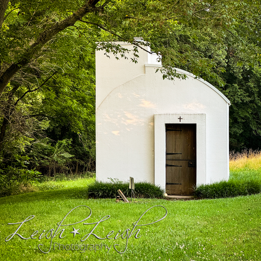 tiny little church called Chapel of the Little Portion, New Harmony, IN