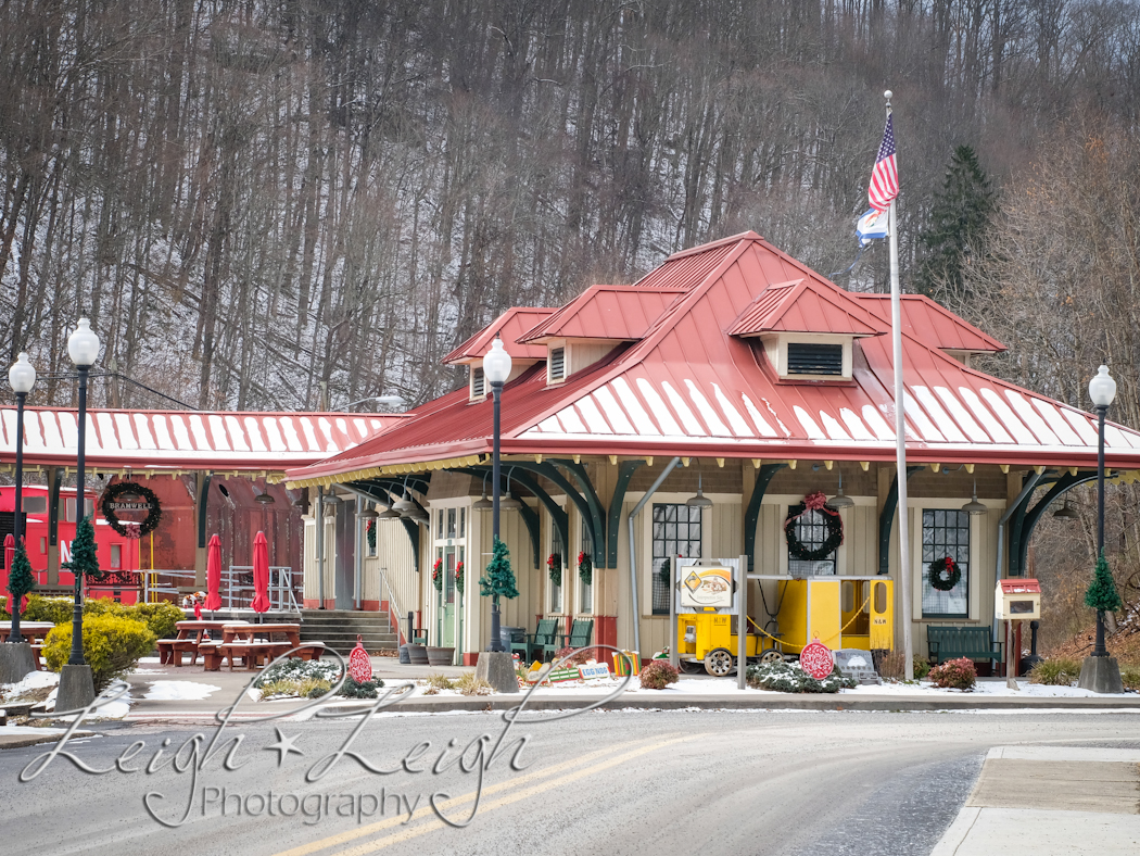 train depot in Bramwell, WV