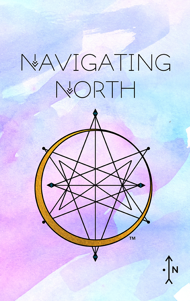 Navigating North Journal cover with title and compass image